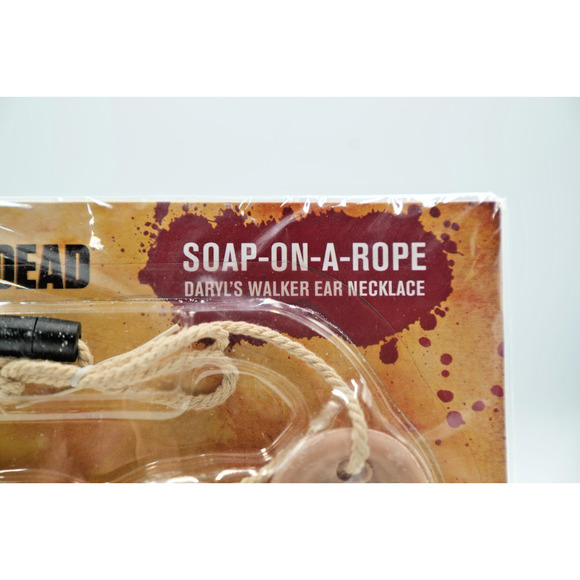 AMC The Walking Dead - Soap on a Rope Daryl's Walker Ear Necklace Loot Crate NEW - Picture 4 of 4